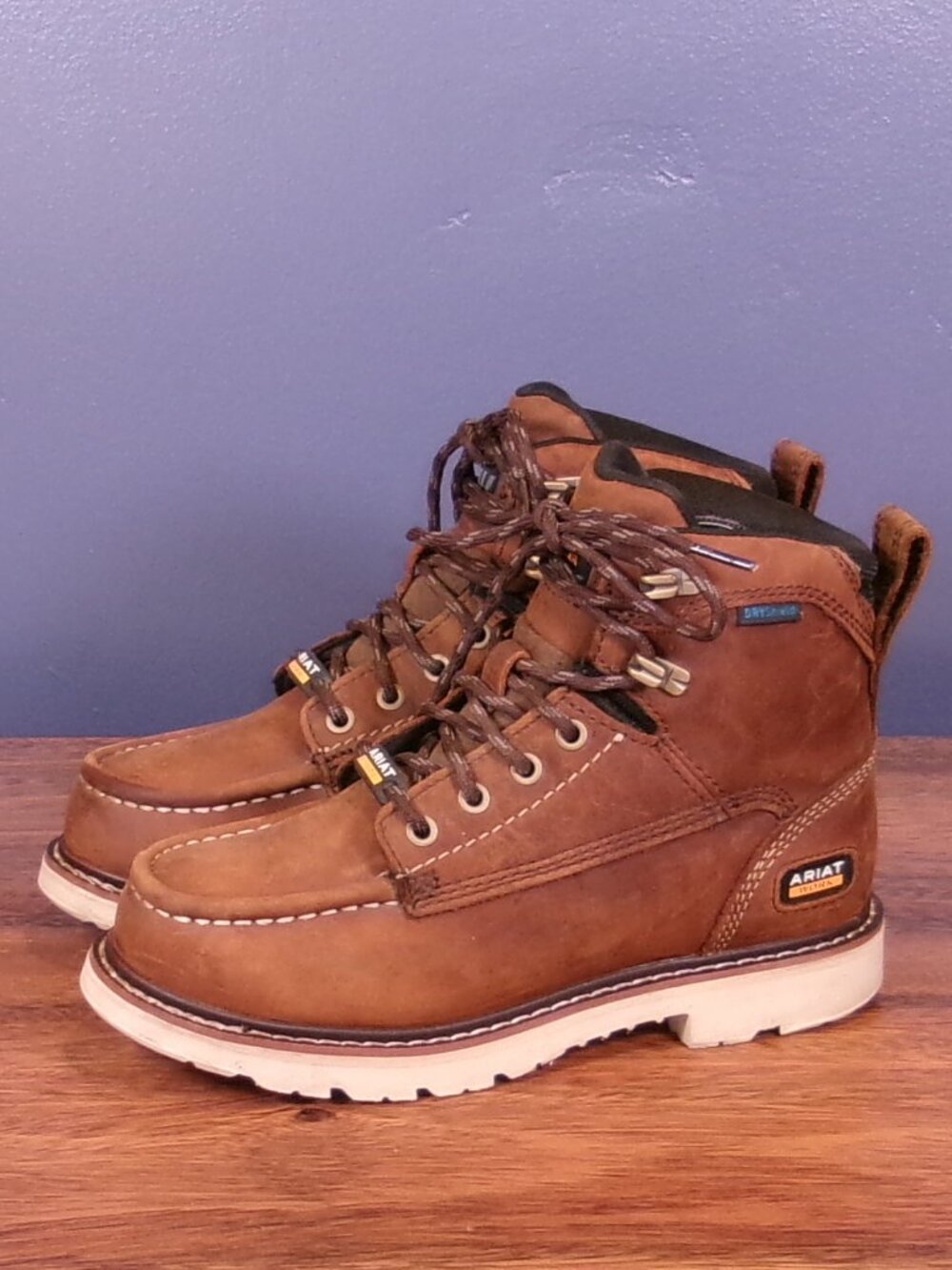 Wmns ARIAT Rebar Lift 6" Waterproof Soft Toe Work Boot 6 C